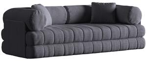 -25 % Dny MOMENTI– Cosmopolitan Design Tmavě šedá bouclé rozkládací pohovka Kemi 206 cm