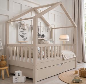 Domečková postel Housebed plus - kašmír Velikost: 140/70