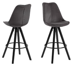 ACTONA Sada 2 ks − Barová židle Dima 111.5 × 48.5 × 55 cm