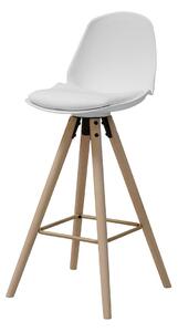 ACTONA Barová židle Oslo bílá 105.5 × 46.5 × 49 cm