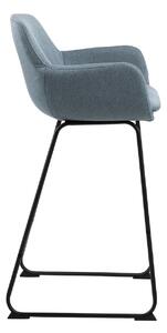 ACTONA Sada 2 ks − Barová židle Lisa modrá 100 × 52 × 53 cm