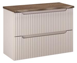 Comad Koupelnová skříňka pod deskové umyvadlo Nova Cashmere 80 kašmír mat (2 šuplíky)