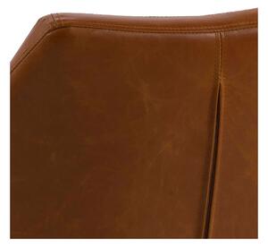 Židle s opěrkou Nora hnědá 84 × 58 × 58 cm ACTONA