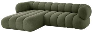 -25 % Dny MOMENTI– Cosmopolitan Design Zelená rohová pohovka Koge 270 cm, levá