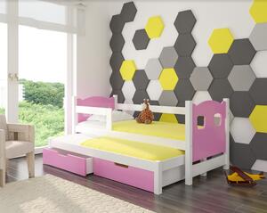 ArtAdr Dětská postel CAMPOS Barva: Bílá / oranžová
