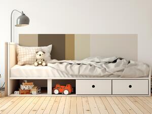 FUGU Ochrana stěny za postel- barevná paleta FBK-14 Varianta tapety: Delší strana postele 200x65 cm