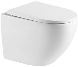 WC s prkénkem softclose závěsné SAT bílé vírové SAT67010RTORP