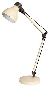 Rabalux 6410 Carter - Stolní lampička v béžové barvě, 1x E14 (Moderní kancelářská lampa)