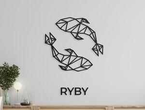 Drevko Samolepka na zeď znamení Ryby