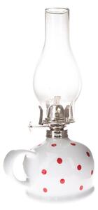 Keramická petrolejová lampa (výška 28 cm) – Dakls