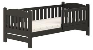Dřevěná dětská postel Alvins DP 002 80x180 - černá
