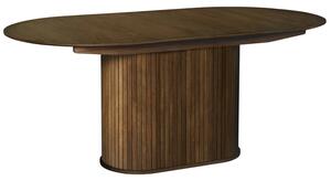 Unique Furniture Tmavý dubový rozkládací jídelní stůl Nola 180/230 x 95 cm