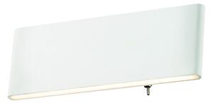 Globo 41751-8W SIEGFRIED - Bílé nástěnné svítidlo s vypínačem, 8W, 3000K (Svítidlo nejen nad postel)