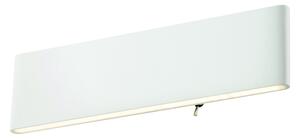 Globo 41751-12W SIEGFRIED - Bílé nástěnné svítidlo s vypínačem, 12W, 3000K (Svítidlo nejen nad postel)
