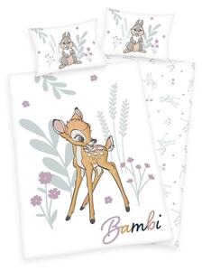 HERDING FLANEL BIO Povlečení do postýlky Bambi Bio Bavlna Flanel, 100/135, 40/60 cm