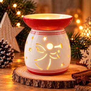 Vánoční aroma lampa anděl s trumpetou 11,5 cm 9000323