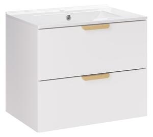 Comad Koupelnová skříňka s nábytkovým umyvadlem Aster White 60 bílá mat