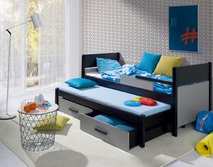 ArtBed Dětská postel s přistýlkou DANILO Provedení: Borovice přírodní