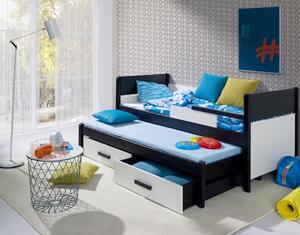 ArtBed Dětská postel s přistýlkou DANILO Provedení: Borovice přírodní