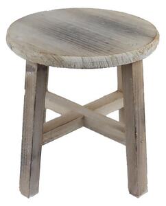 Dřevěná stolička na květiny D6047-01