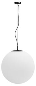 Kave Home Bílé skleněné závěsné světlo Brisia 50 cm