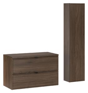 Comad Set koupelnového nábytku Terra Villa 80 ořech villa (3 kusy nábytku)