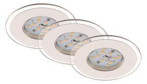 Briloner 7257-036 - SADA 3x LED Koupelnové svítidlo ATTACH LED/4,5W/230V IP44 BL0972