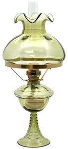 Floriánova huť Petrolejová lampa JASMÍNA 50 cm lesní zelená FL0065