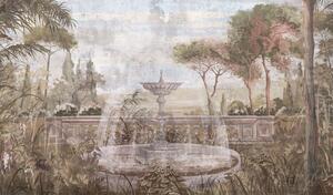 Luxusní vliesová fototapeta na zeď, Fontána v zahradě, Z77575, Savana, Zambaiti Parati