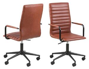 ACTONA Kancelářská židle Winslow hnědá 103 × 45 × 58 cm