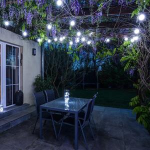 DECOLED Party osvětlení 5 m, 10 ledově bílých LED, IP67