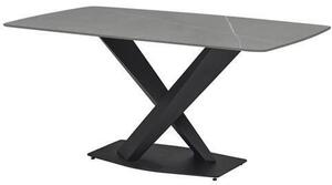 JÍDELNÍ STŮL, šedá, černá, 180/90/75 cm MID.YOU, Online Only