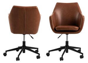 Kancelářská židle Nora hnědá 91 × 58 × 58 cm ACTONA