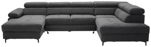 SEDACÍ SOUPRAVA, textil, barvy grafitu Stylife - Sedací soupravy