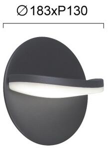 LED Nástěnné svítidlo LETTY LED/16W/230V antracit