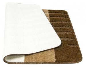 Koupelnový kobereček VIC béžový / hnědý