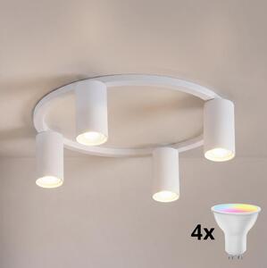 Brilagi - LED RGBW Stmívatelné stropní svítidlo SELE 4xGU10/6,5W/230V bílá