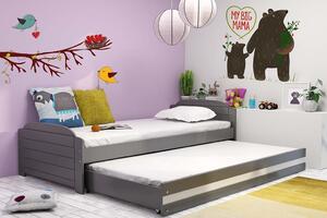 Dětská postel s přistýlkou LILI 2 Barva: Grafit - grafit