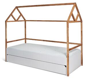ArtBel Dětská postel s přistýlkou LOTTA domeček | 90 x 200 cm Barva: Bílá