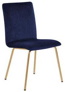 Sada 2 židlí modrá RUBIO