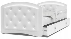 Dětská postel MEGI G | Trinity 160 x 80 cm Barva: Bílá