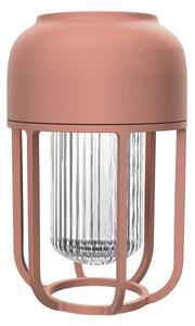 Houe Růžová kovová solární LED lampa Light No. 1
