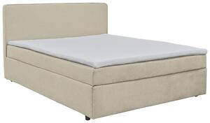 KONTINENTÁLNÍ POSTEL, 180/200 cm, textil, béžová MID.YOU, Online Only