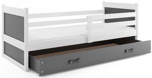 BMS Group Dětská postel s úložným prostorem RICO bílá Velikost postele: 190x80 cm, Barva výplní: Bílá