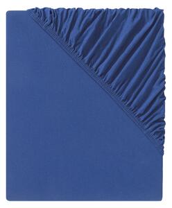 LIVARNO home Žerzejové napínací prostěradlo, 90-100 x 200 cm (tmavě modrá) (100364920002)