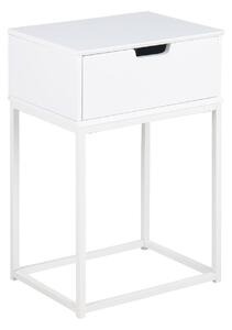ACTONA Noční stolek Mitra bílá 61.5 × 40 × 30 cm