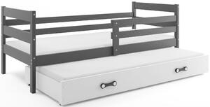 BMS Group Dětská postel s výsuvnou přistýlkou ERYK grafit Velikost postele: 190x80 cm, Barva šuplíku: Bílá