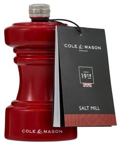 Cole&Mason Mlýnek na sůl Hoxton Red Gloss Precision+