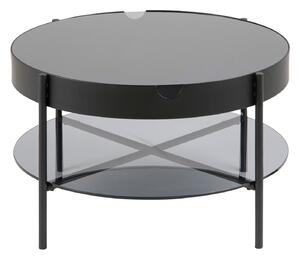 Černý Konferenční stolek Tipton 45 × 75 × 75 cm ACTONA