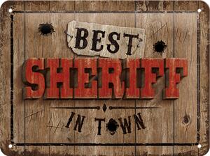 Nostalgic Art Plechová Cedule Best Sheriff in Town